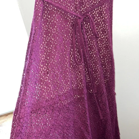 Reformation Purple Lace Maxi Dress 2 - Picture 3 of 5